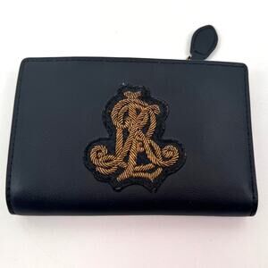 Lauren Ralph Lauren Unisex Black Crest Short Wallet
